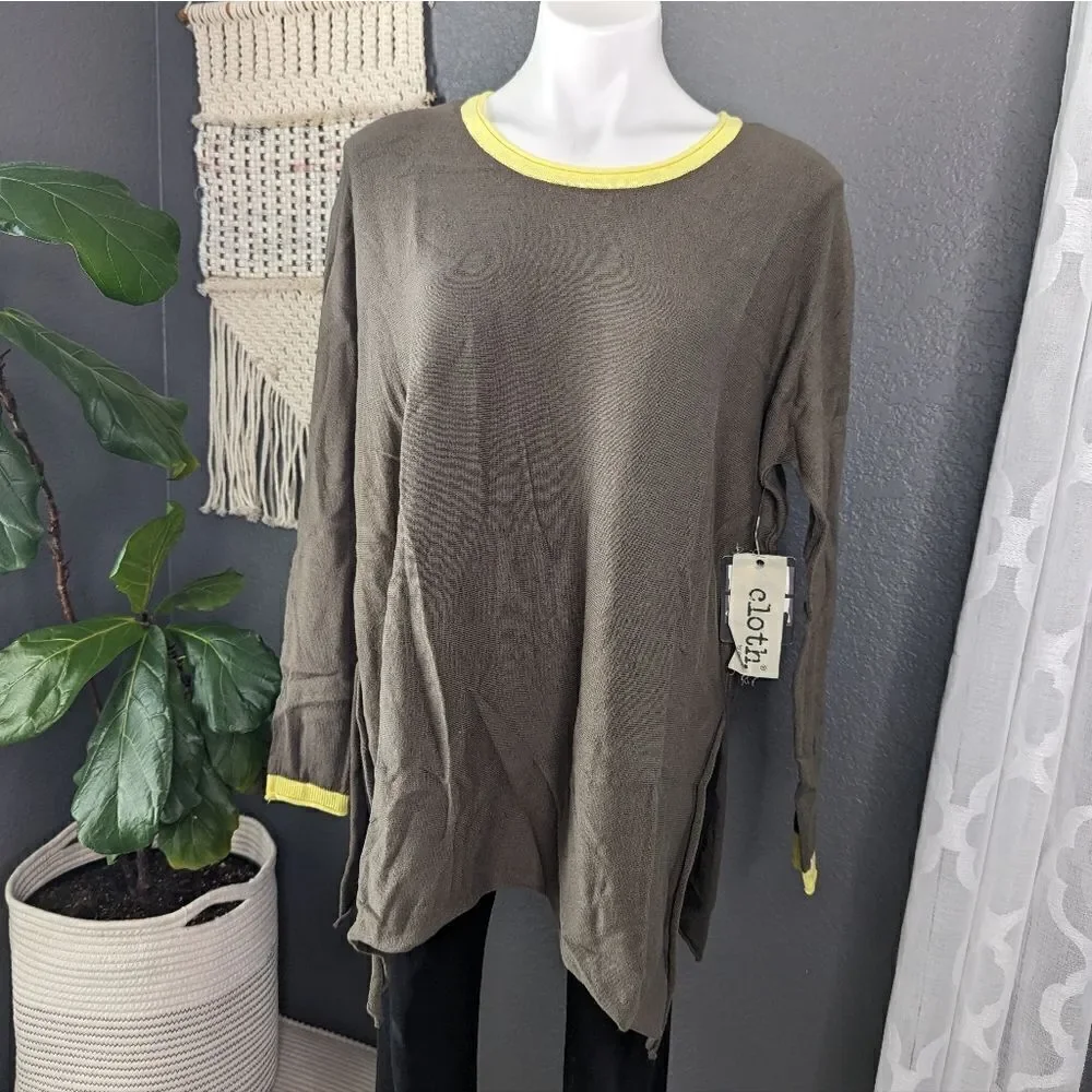 NWT Cloth by Design Olive Sweater Nordstrom